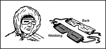 Figure 15-3. Improvised Sunglasses